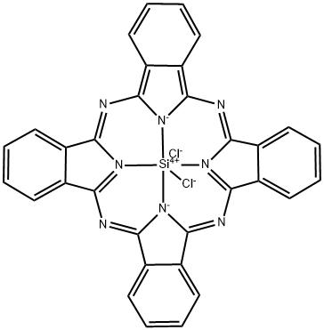 SILICON PHTHALOCYANINE DICHLORIDE Structure