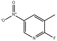 2-FLUORO-5-NITRO-3-PICOLINE Structure