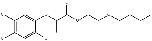 2-butoxyethyl 2-(2,4,5-trichlorophenoxy)propionate  Structure