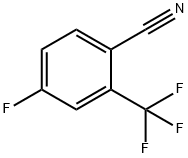 4-Fluoro-2-trifluoromethylbenzonitrile Structure