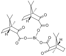 2-Oxo-3-bornanecarboxylic acid bismuth salt Structure