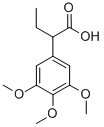 (R/S)-2-(3,4,5-TRIMETHOXYPHENYL)BUTYRIC ACID Structure