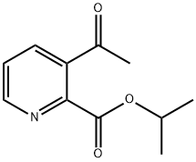 ISOPROPYL 3-ACETYLPYRIDINE-2-CARBOXYLATE Structure