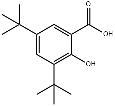 3,5-Bis-tert-butylsalicylic acid Structure
