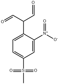 2-(4-METHYLSULPHONYL-2-NITROPHENYL)MALONDIALDEHYDE, 95 Structure