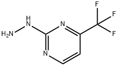 2-Hydrazino-4-(trifluoromethyl)pyrimidine Structure