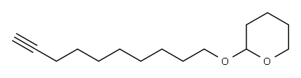 10-(Tetrahydro-2H-pyran-2-yloxy)-1-decyne Structure