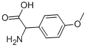 2-AMINO-2-(4-METHOXYPHENYL)ACETIC ACID Structure