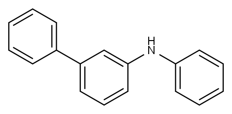N-PHENYL-3-BIPHENYLAMINE Structure