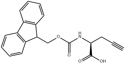 FMOC-L-PROPARGYLGLYCINE Structure