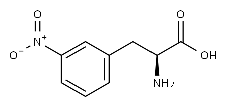 L-3-NITROPHENYLALANINE Structure