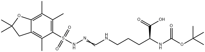 BOC-ARG(PBF)-OH Structure