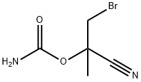 Lactonitrile, 3-bromo-2-methyl-, carbamate (ester) (8CI) Structure