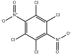 TETRACHLORO-1,4-DINITROBENZENE Structure