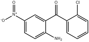 2-Amino-2'-chloro-5-nitro benzophenone Structure