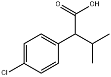 2-(4-Chlorophenyl)-3-methylbutyric acid Structure