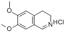6,7-Dimethoxy-3,4-dihydroisoquinoline hydrochloride Structure
