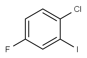 1-CHLORO-4-FLUORO-2-IODOBENZENE Structure