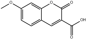7-METHOXYCOUMARIN-3-CARBOXYLIC ACID Structure