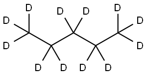 N-PENTANE-D12 Structure