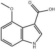 4-METHOXYINDOLE-3-CARBOXYLIC ACID Structure