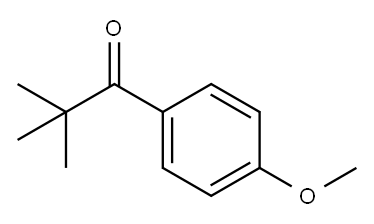1-(4-methoxyphenyl)-2,2-dimethyl-propan-1-one Structure