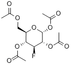 1,2,4,6-TETRA-O-ACETYL-3-DEOXY-3-FLUORO-ALPHA-D-GLUCOPYRANOSE Structure