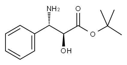 tert-Butyl-(2S,3S)-3-amino-2-hydroxy-3-phenylpropanoate Structure