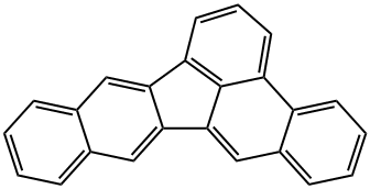 DIBENZO(B,K)FLUORANTHENE Structure