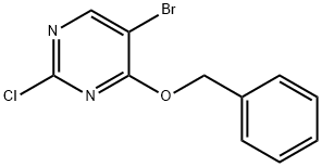 4-BENZYLOXY-5-BROMO-2-CHLOROPYRIMIDINE Structure