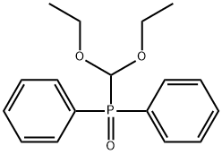 (Diethoxymethyl)diphenylphosphine oxide Structure