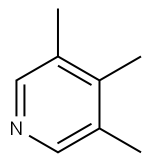 3,4,5-trimethylpyridine Structure