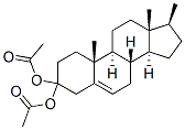 17-methylandrost-5-ene-(3beta,17beta)-diol diacetate Structure