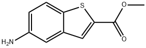 METHYL 5-AMINO-1-BENZOTHIOPHENE-2-CARBOXYLATE Structure