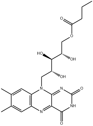 riboflavin-5'-monobutyrate Structure