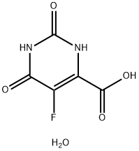 5-FLUOROOROTIC ACID HYDRATE, 98 Structure