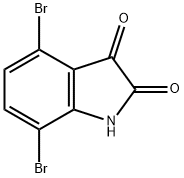4,7-Dibromo-1H-indole-2,3-dione Structure