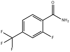 2-FLUORO-4-(TRIFLUOROMETHYL)BENZAMIDE Structure