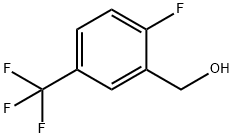2-FLUORO-5-(TRIFLUOROMETHYL)BENZYL ALCOHOL Structure