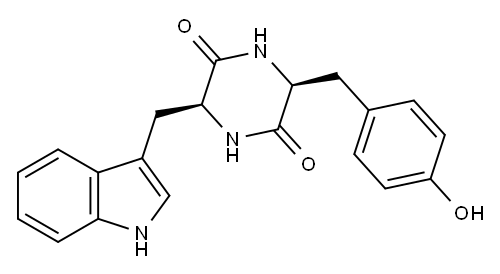 CYCLO(-TRP-TYR) Structure