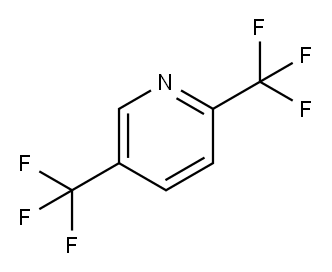 2,5-Bis(trifluoromethyl)pyridine Structure
