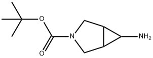 3-Azabicyclo[3.1.0]hexane-3-carboxylicacid,6-amino-,1,1-dimethylethylester Structure