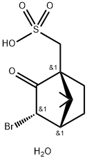 [(1S)-ENDO]-(+)-3-BROMO-10-CAMPHORSULFONIC ACID MONOHYDRATE Structure