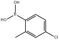 4-CHLORO-2-METHYLPHENYLBORONIC ACID Structure