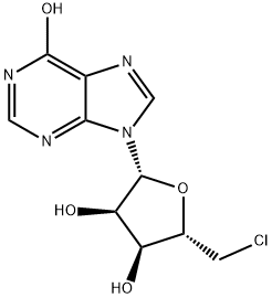 5'-CHLORO-5'-DEOXYINOSINE Structure