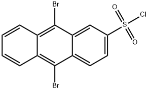9,10-Dibromoanthracene-2-sulfonyl Chloride Structure