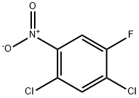 2,4-Dichloro-5-fluoronitrobenzene Structure