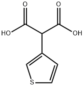 3-Thiophenemalonic acid Structure
