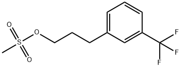 Methanesulfonic acid 3-(3-trifluoroMethylphenyl)propyl ester Structure