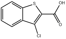 3-CHLOROBENZO[B]THIOPHENE-2-CARBOXYLIC ACID Structure